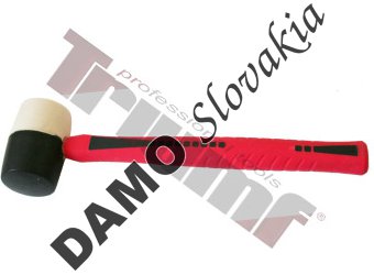 Kladivo gumené dvojfarebné, súdkovitý tvar
