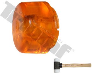 Vymeniteľná hlava, materiál - acetát celulóza, pre vyklepávacie kladivo 43230