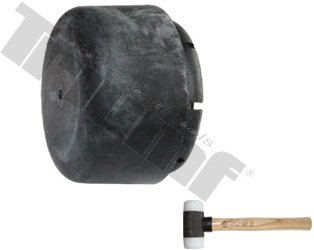 Vymeniteľná hlava, materiál - mäkčená guma (tvrdosť HR 95), pre vyklepávacie kladivo 43230