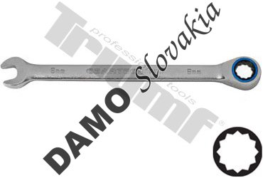 Kľúč račňový očkovidlicový  8 mm