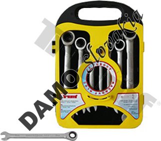 Sada kľúčov račňových Multi Gear, 8 - 19 mm, 7-dielna