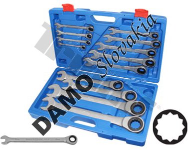 Sada kľúčov račňových očkovidlicových 8 - 32 mm, 11-dielna