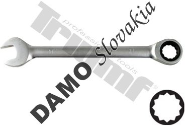Kľúč račňový očkovidlicový. 8 mm