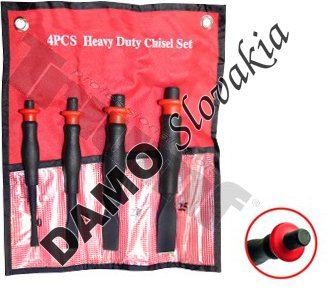 Sada sekáčov antivibračných,  4 - dielna