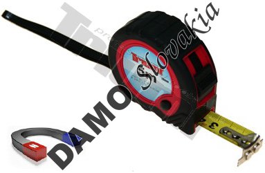 Meter zvinovací s magnetom, veľké číslice 5 m x 19 mm