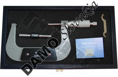 Strmeňový mikrometer 75-100 mm, 0,01, DIN 863