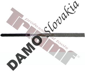 Pilníky diamantové jednotlivo, zo sady obj. číslo: #288 plochý - L = 140 mm