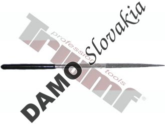 Pilníky diamantové jednotlivo, zo sady obj. číslo: #288 kruhový - L = 140 mm