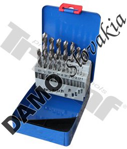 Sada vrtákov HSS vybrusovaných 1 - 10 mm, 19 - dielna