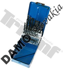Sada vrtákov HSS, čierne 1 - 10 mm, 19 - dielna
