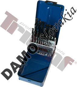 Sada vrtákov HSS, čierne 1 - 13 mm, 25 - dielna