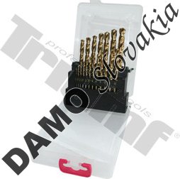 Sada titánových vrtákov 19 dielna