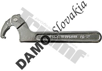 Kľúč hákový s flexibilným hákom malý OE Ø51-120mm