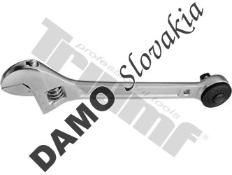 Kľúč nastaviteľný račňový 2 v 1. 6 x 1/4", L 189 mm