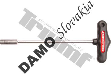 Kľúč "T"  CRV matný driek, PVC tvarovaná rukoväť  13 x 230 mm