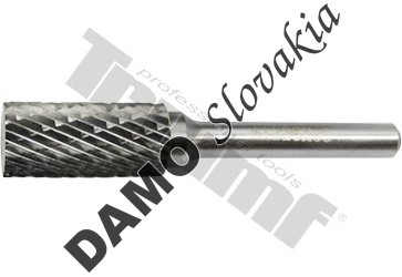 Frézka s valcovou stopkou Ø 6 mm, valcový tvar , Ø 12 mm, celková dĺžka 65 mm, tvrdokov