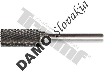 Frézka s valcovou stopkou Ø 6 mm, valcová s čelným ozubením, Ø12 mm, celková dĺžka 65 mm,