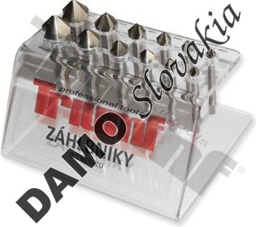 Stojan na záhlbníky naplnený, 12 ks