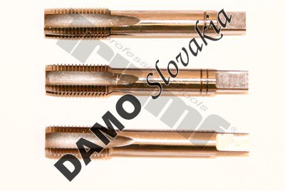 Závitníky sadové HSS, špeciálne stúpanie, 3 ks M10 x 1,25