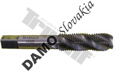 Závitník strojný skrutkovitý HSS, jemné stúpanie M17 x 1,0