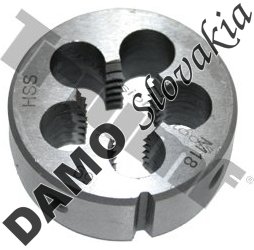 Závitové očko HSS, štandardné stúpanie M18 x 2,5 mm
