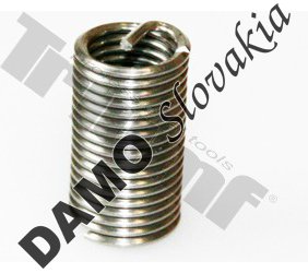 Závitové vložky strunkové na opravu závitu, 1ks M10 x 1,5 x 30 mm, 1 ks