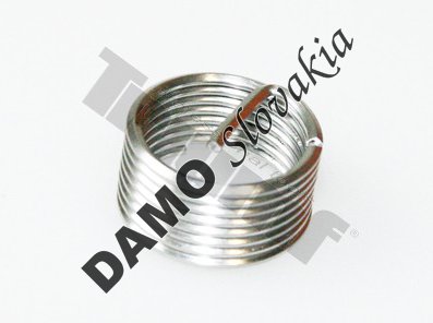 Závitové vložky strunkové na opravu závitu, 1ks M14 x 1,25 x 12,4 mm, 1 ks