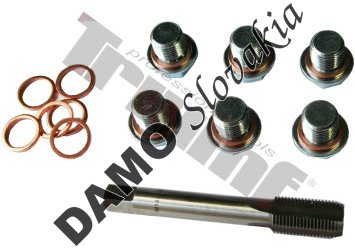 Sada na opravu závitov olejových výpustí, 13 - dielna M17 x 1,5 mm