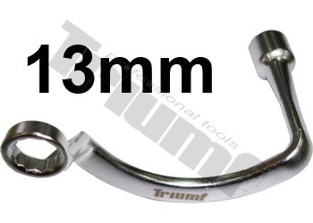 Špeciálny kľúč 13 mm na skrutky na výfukovej strane turbodúchadla na motory 2,5 TDI 3/8" ,
