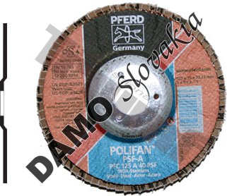 Kotúč brúsny lamelový PSF, univerzálny 125 x Z 80