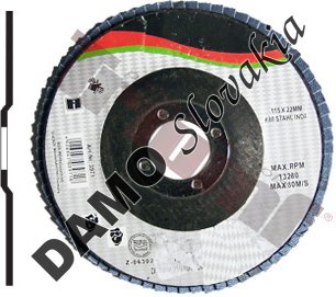 Kotúč zirkónový lamelový OE115 x Z120