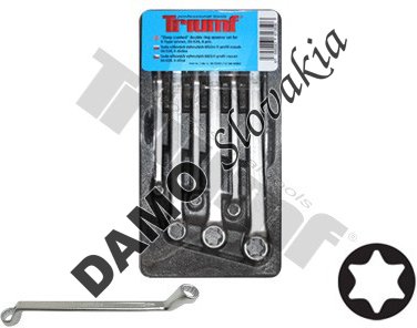 Sada kľúčov očkovyhnutých E-profil 6 - 24 mm, 6-dielna