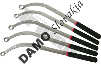 Sada kľúčov vyhnutých na remenice 13 - 19 mm, 5-dielna