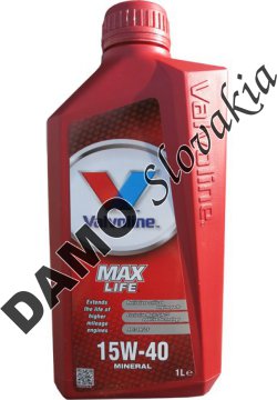 VALVOLINE MAXLIFE 15W-40 - 1l