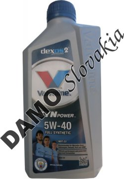 VALVOLINE SYNPOWER MST C3 5W-40 - 1l