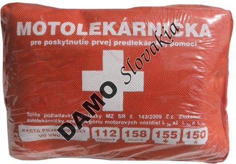 MOTOLEKÁRNIČKA 143/2009, textilná - 1ks